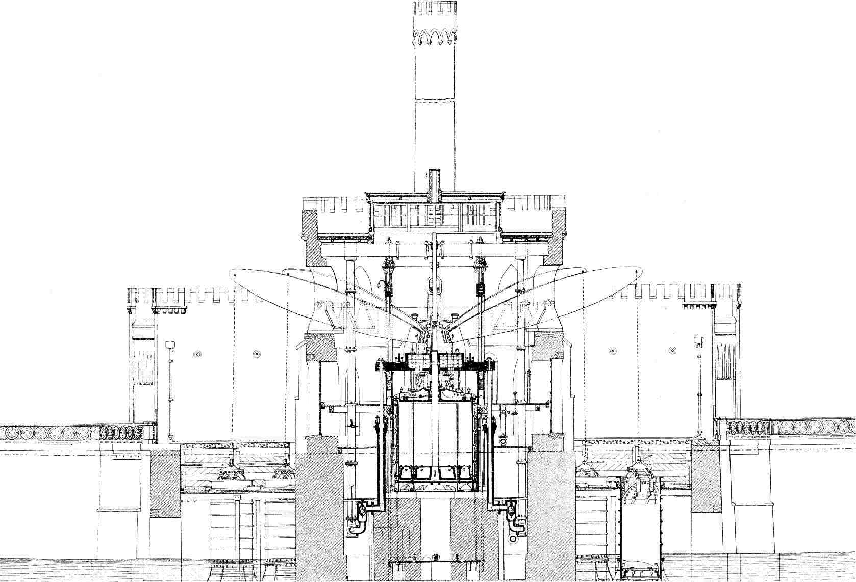 4. lengtedoorsnede cruquius machinekamer
