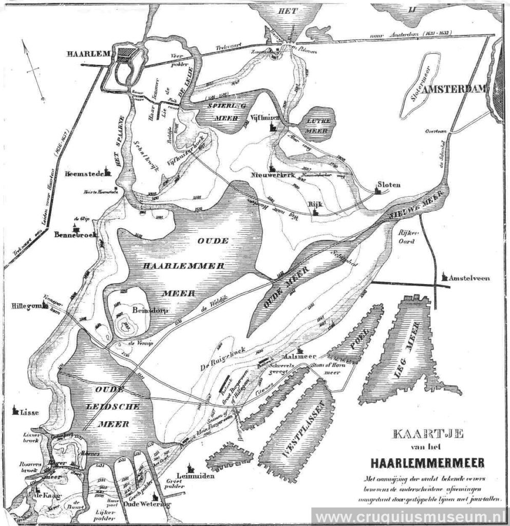 kaart oude haarlemmermeer